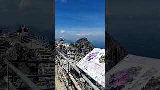 Observation deck on the #Lomnica #tatramountains #tatry 2634 meters above sea level #Slovakia