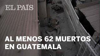 Erupción del VOLCÁN DE FUEGO o en GUATEMALA