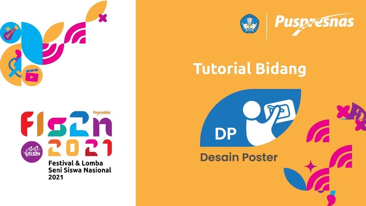 FLS2N SMA/MA 2021 - Tutorial Bidang Desain Poster - YouTube