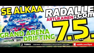 Radalle.com Grand Arena Drifting Turku Artukainen 7.5.2022