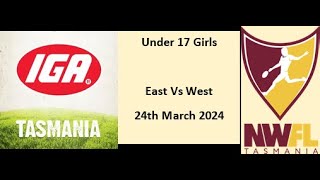 NWFL Under 17 Girls East Vs West 2024