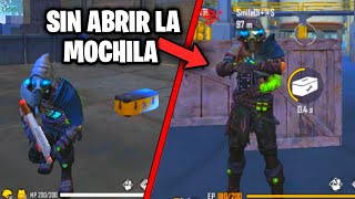 COMO REPARAR EL CHALECO SIN ABRIR LA MOCHILA (CAJA DE REPARACIÓN) FREE FIRE *truco*