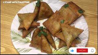 Easy Evening Snacks Recipe | Crispy Chicken Samosa Recipe | Famous StreetFood Recipe