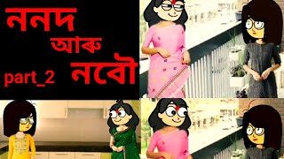 #assamesecartoon #LittleDream  ননদ আৰু নবৌ(এটা নতুন কাহিনী)part_2// assamese story//Assamese cartoon