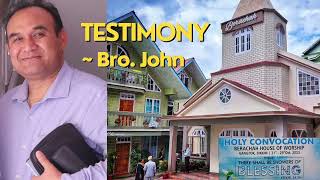 A short Life Testimony of Bro.John | दाजू जोनकाे सानो जीवन गवाही | Holy Convocation Berachah 2023 .