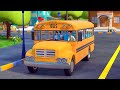 The Wheels on The Bus Song (New Version) | BabaSharo TV Nursery Rhymes & Kids Songs