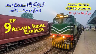 Tropical to Foggy Winters | Overnight Train Journey | KC to LHR on 9UP Allama Iqbal Express