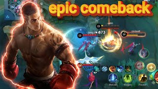 NYOBAIN JADI DARK SISTEM! MALAH EPIC COMEBACK!!? mobile legends