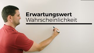 Erwartungswert in der Wahrscheinlichkeit, einfache Version Unterstufe | Mathe by Daniel Jung