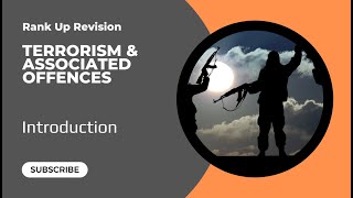 Terrorism - UK Police Revision