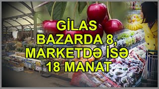 Bazarda və marketlərdə mövsümi meyvələrin qiyməti neçəyədir? VİDEOREPORTAJ