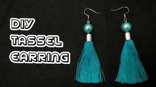 DIY TASSEL EARRING | Cara Membuat Anting Tassel