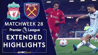 Liverpool v. West Ham United | PREMIER LEAGUE HIGHLIGHTS | 3/5/2022 | NBC Sports