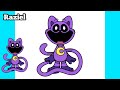 comment dessiner catnap smiling critters poppy playtime 3