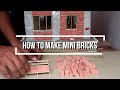 how to make mini bricks at home