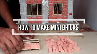 how to make mini bricks at home