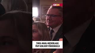 TIROL-WAHL-NIEDERLAGE: ÖVP VERLIERT FÖRDERGELD #shorts