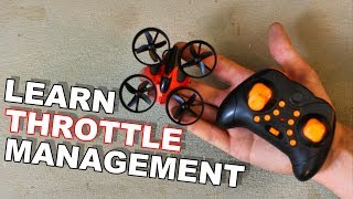 Learn Drone Throttle Management Under $20 - RTF Mini Quadcopter RH807 - TheRcSaylors