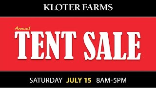 Doors Open at 8 am! | Kloter Farms Fine Furniture Tent Sale