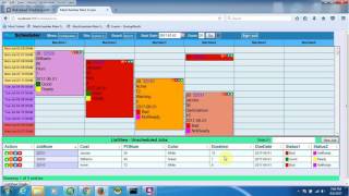 MaxScheduler Basic Software Schedule Screen Introduction