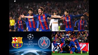 Barcelona vs PSG 6-1 ● Goals & Highlights ● UCL 2017  ● 1080 HD