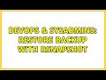 DevOps & SysAdmins: Restore backup with Rsnapshot