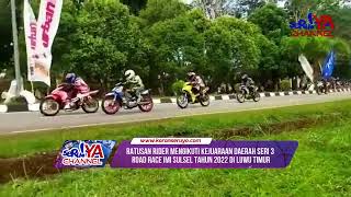 Seru... Ratusan Rider Ikut Adu Cepat, Road Race Kapolres Lutim 2022