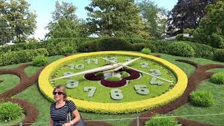 世界最大花钟， 日内瓦花钟， World's Biggest Floral Clock, Geneva, Switchland