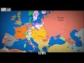 watch as 1000 years of european borders change timelapse map