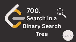 Search in a Binary Search Tree in JS include Dry Run | 700 | Tree | Javascript | Leetcode - Easy