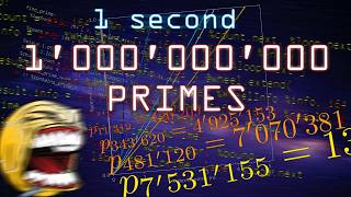 One second to find the BILLIONth PRIME