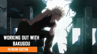 Working Out With Bakugou ASMR | Katsuki Bakugou x Listener (PATREON CUSTOM)
