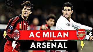 AC Milan vs Arsenal 0-2 All Goals & Highlights ( 2008 UEFA Champions League )