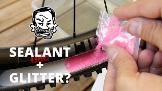 Glitter and Tire Sealant - Does it work?