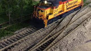 HO Athearn Chessie SD50 w/ New Loksound 645F3B file and Scale Sound Systems Coeval speaker