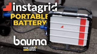 A Portable and Interesting Battery Solution with Instagrid Battery - Bauma 2022