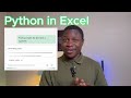 First Look at Python in Excel