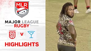 Ma'a Nonu powers over in classic Major League rugby clash | San Diego v LA | MLR Rugby Highlights