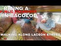 Riding A Jeepney In Bacolod | Walking Tour Along Lacson Street