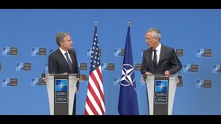 Столтенберг\u0026 Блінкен: спільна заява в НАТО Joint statements by Stoltenberg \u0026 Blinken/Meeting of NATO