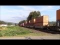 one after another. cn 355 w dpu meets triple header cn 102 @ glen valley bc 20aug14