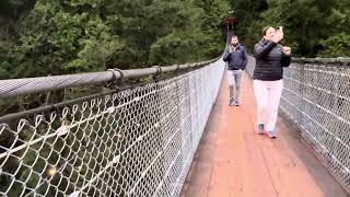 1989 built fantastic Capilano Suspension Bridge Park Vancouver #viralvideo #viral