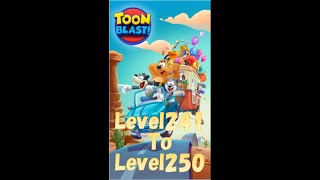 黙々とトゥーンブラスト(ToonBlast!)をクリアしていく動画 Level241～Level250