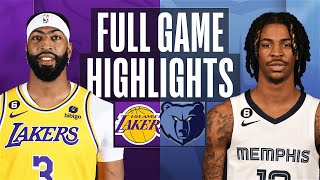 LAKERS at GRIZZLIES | FULL GAME HIGHLIGHTS | February 28, 2023