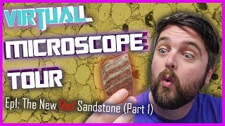 Virtual Microscope Tour - Triassic New Red Sandstone (Part 1)