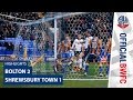 HIGHLIGHTS | Bolton 2-1 Shrewsbury Town