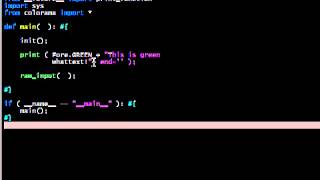 Python [colorama] 08 Streams