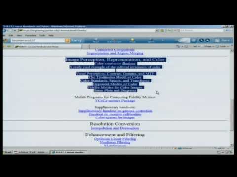 Digital Image Processing I Lecture 1 Introduction Youtube