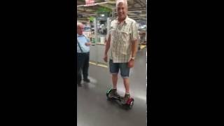 Erste Probefahrt mit dem Hover Board Mischter Toscana Zoznegg