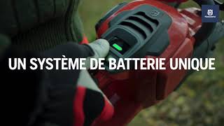 Les produits à batterie Husqvarna : Un système de batterie unique !